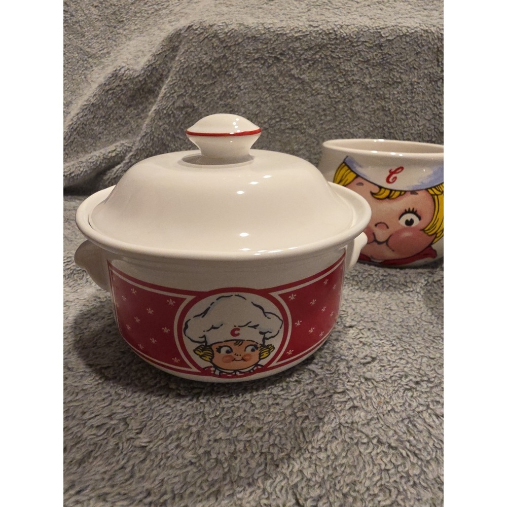 Set Of 3‎ Vintage Campbell Soup Crocs (2) And Soup Mug (1) - Picture 2 of 9